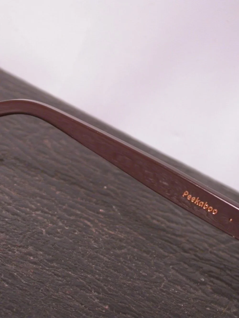 Fendi Peekaboo Brown and Gold Designer Eyeglasses Made in Italy